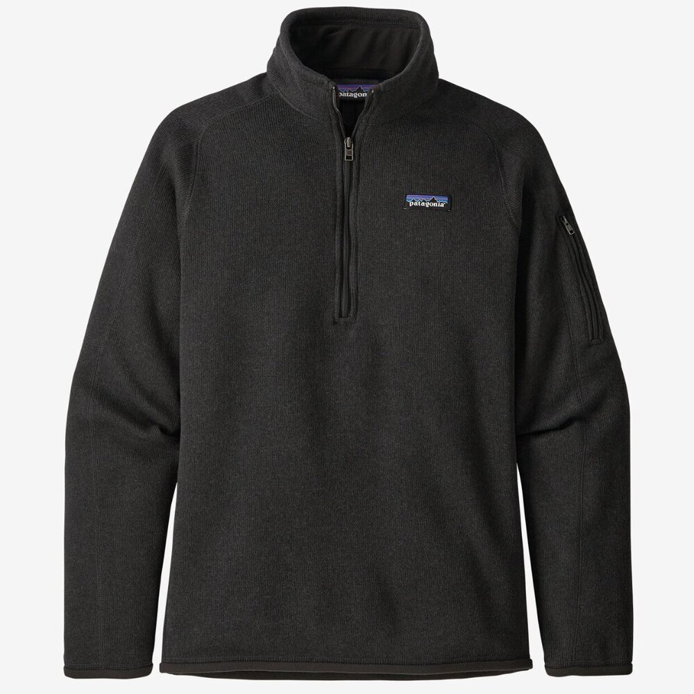 Patagonia Women's Better Sweater® Black 1/4-Zip Fleece